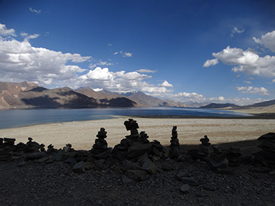 The  other side of Leh and Ladakh - Pangong Tso and Sakti