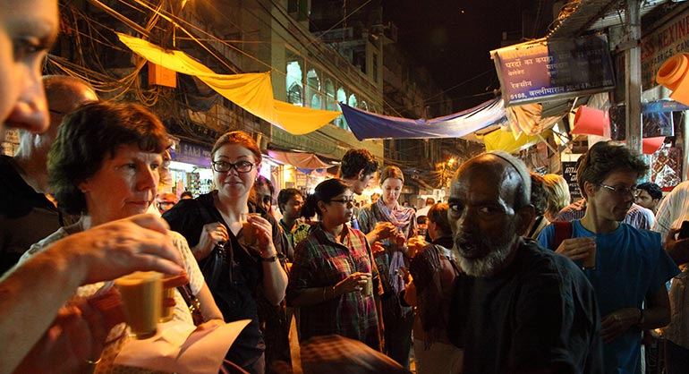 Caminhada Nocturna Chandni Chowk