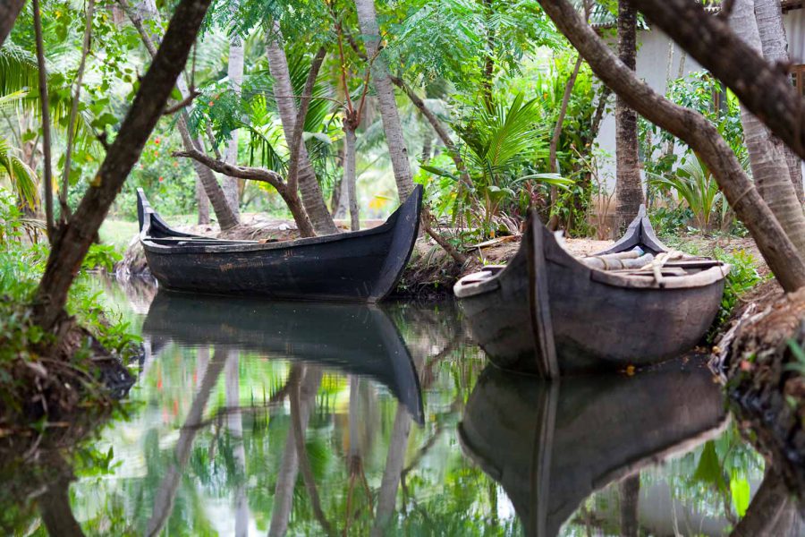 Un mundo sostenible más allá del crucero por los remansos de Kerala